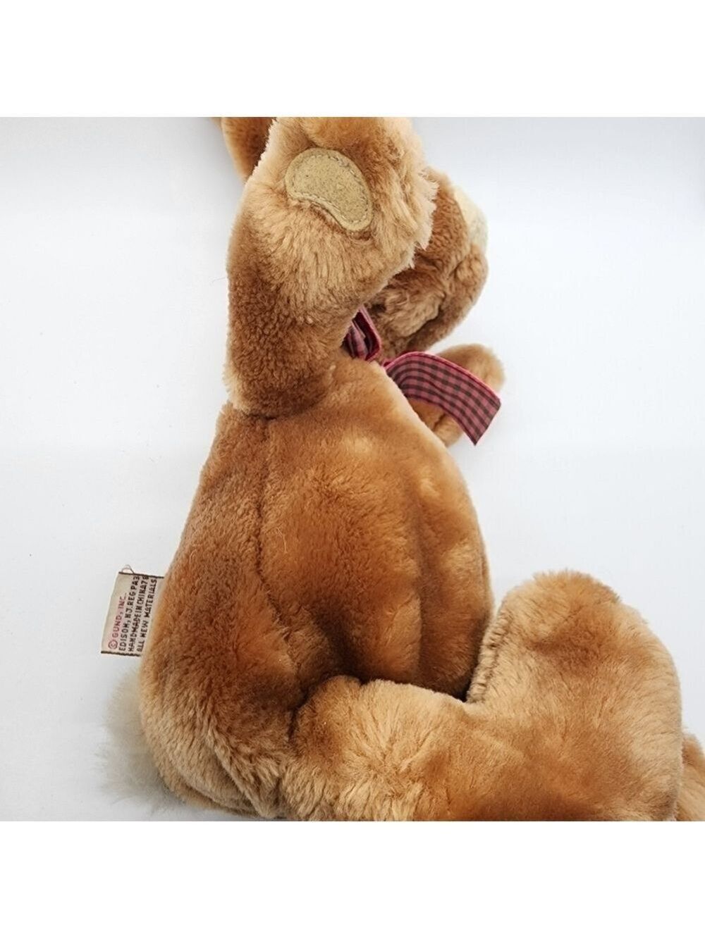 GUND Vintage Clover the Brown Bunny rabbit long snoopy face plush stuffed animal - Picture 9 of 14